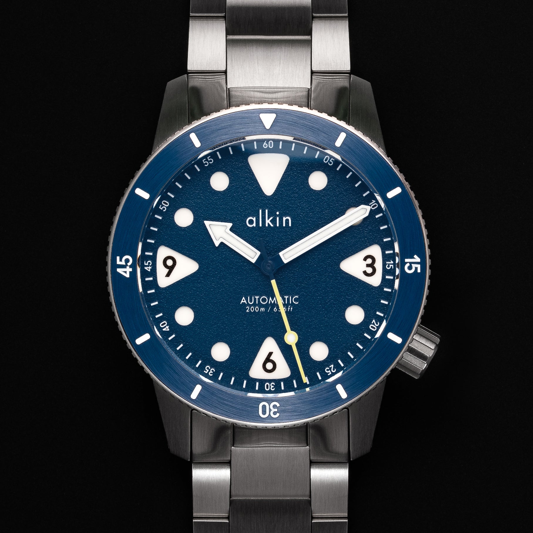 Model Three Diver - Blue Dial / SS Case