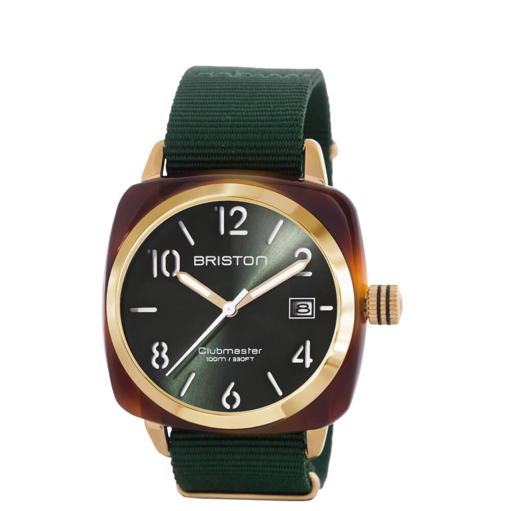 Clubmaster Classic - HMS - Gold  - Vert anglais