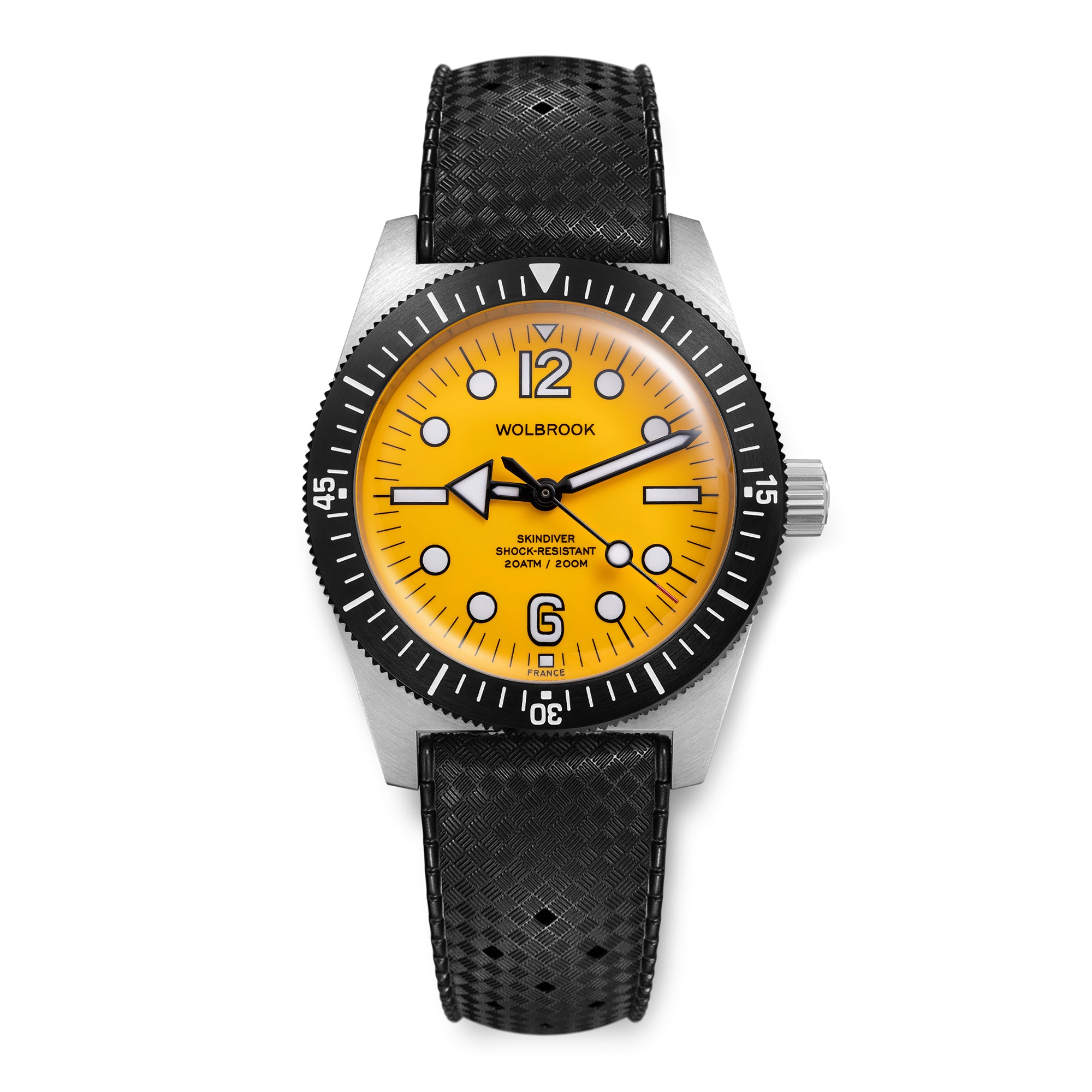 Skindiver Automatic 38 mm Jumbo Dive Watch - Yellow