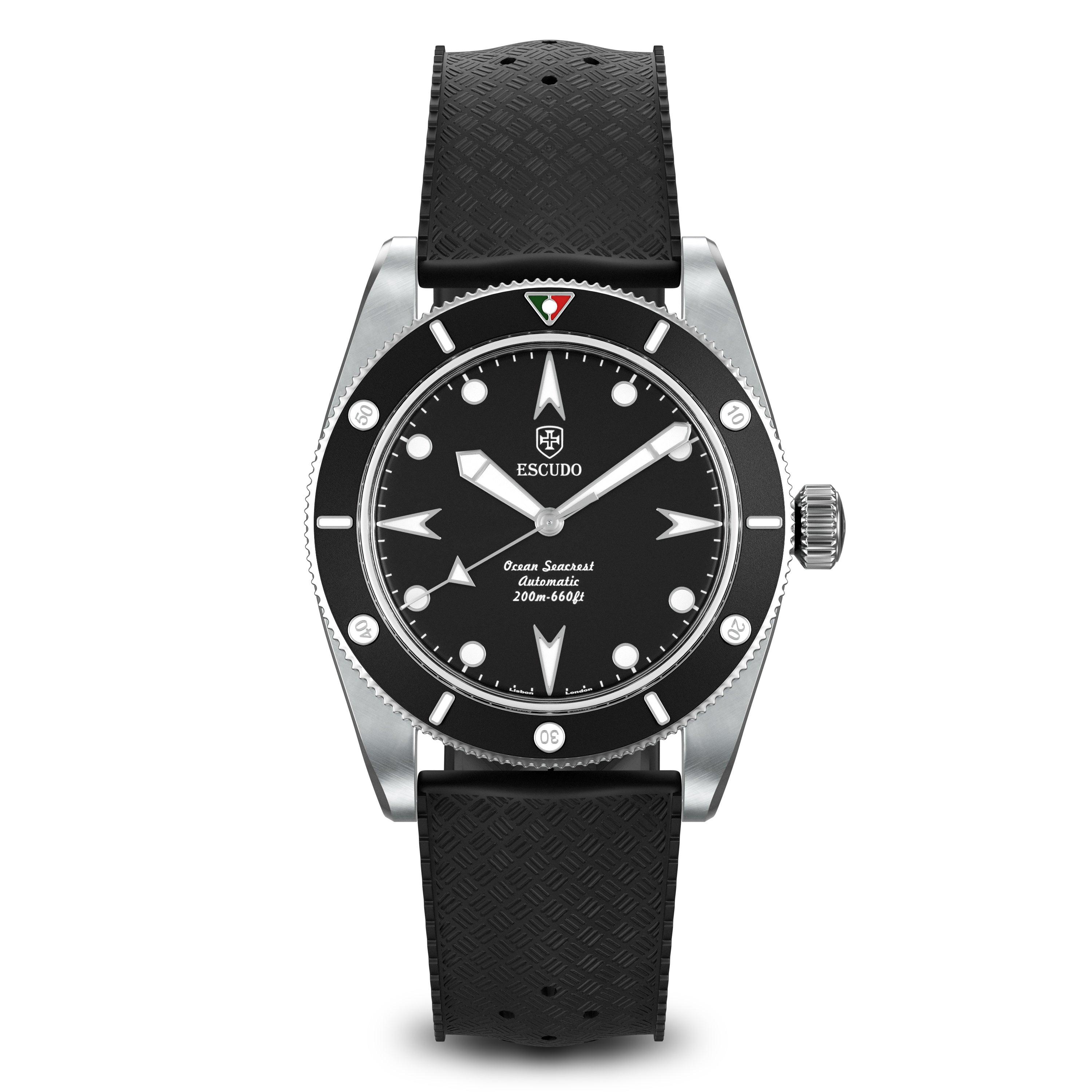 Preto - FKM Rubber - 39mm