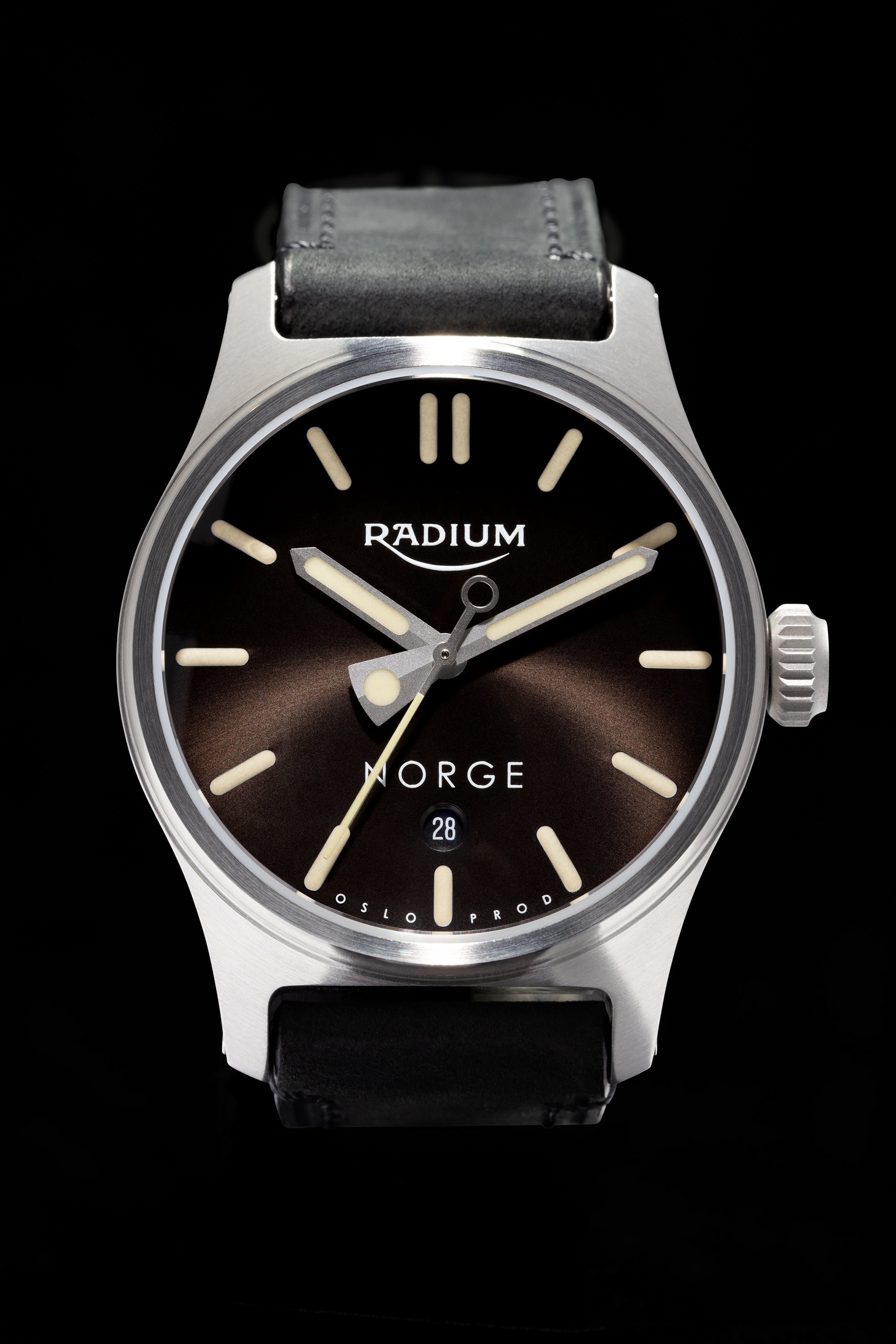 Original Radium Bronze Black Sunburst Date