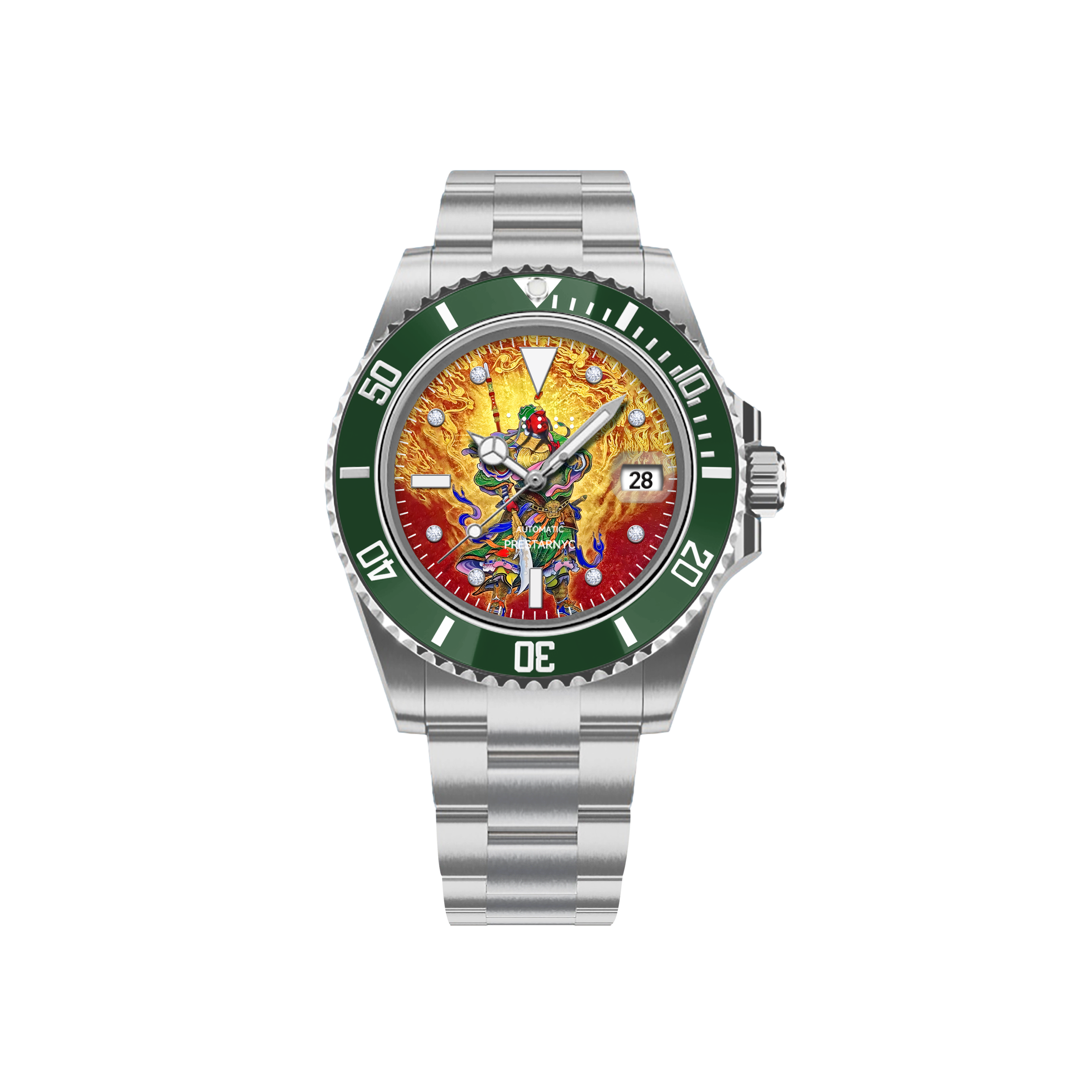 Aquaman Classic Diamond Watch (Red Valor)