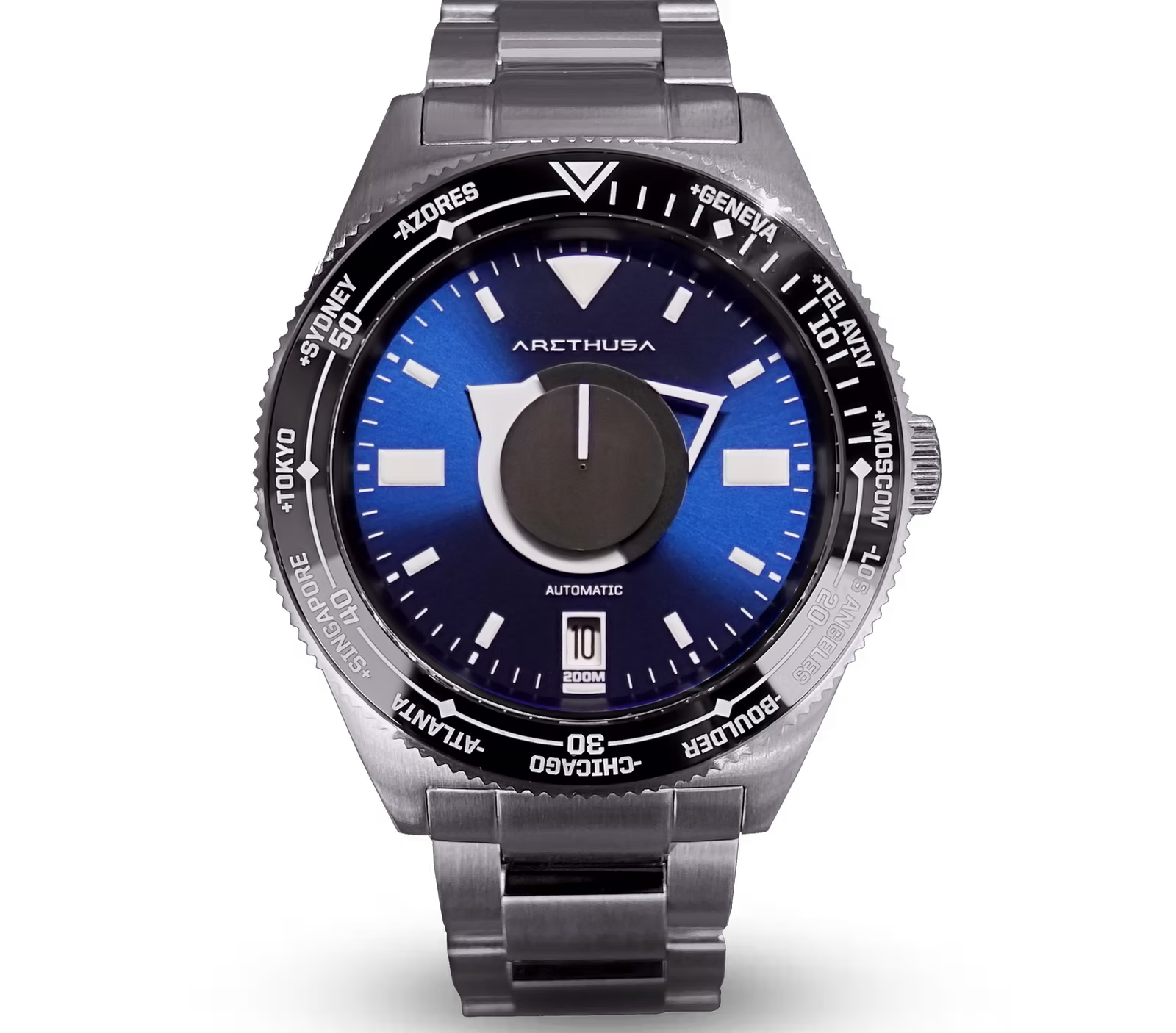 World Diver - Admiral Blue (dark blue sunburst)