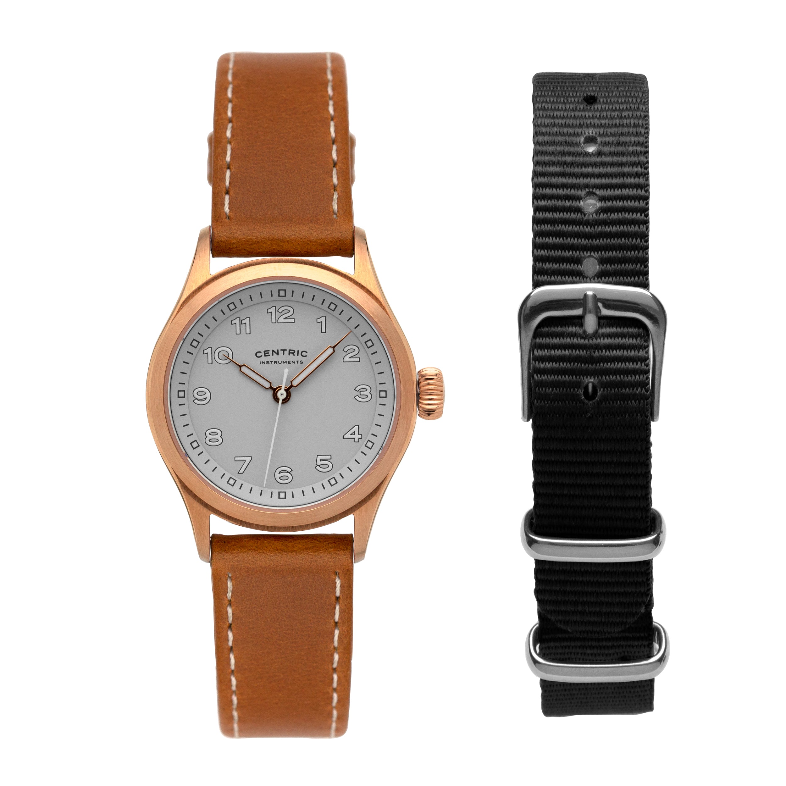Field Watch MkIII - Petite (Rose Gold / White)