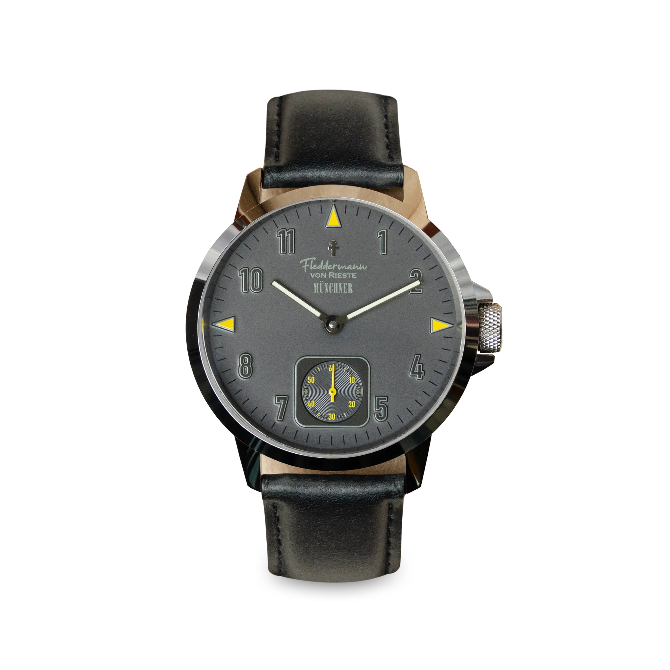 Münchner Small Seconds Watch – Charcoal Grey