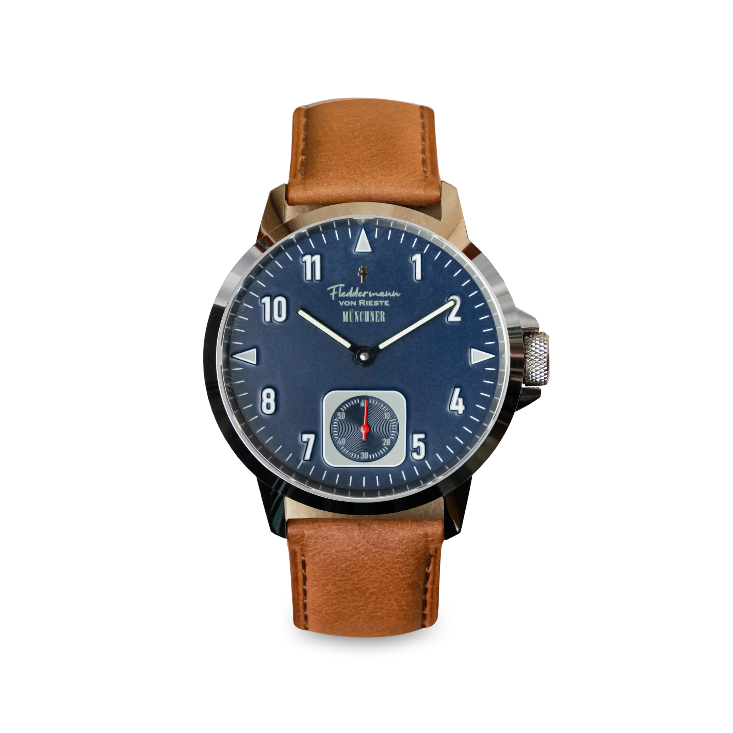 Münchner Small Seconds Watch – Victory Blue