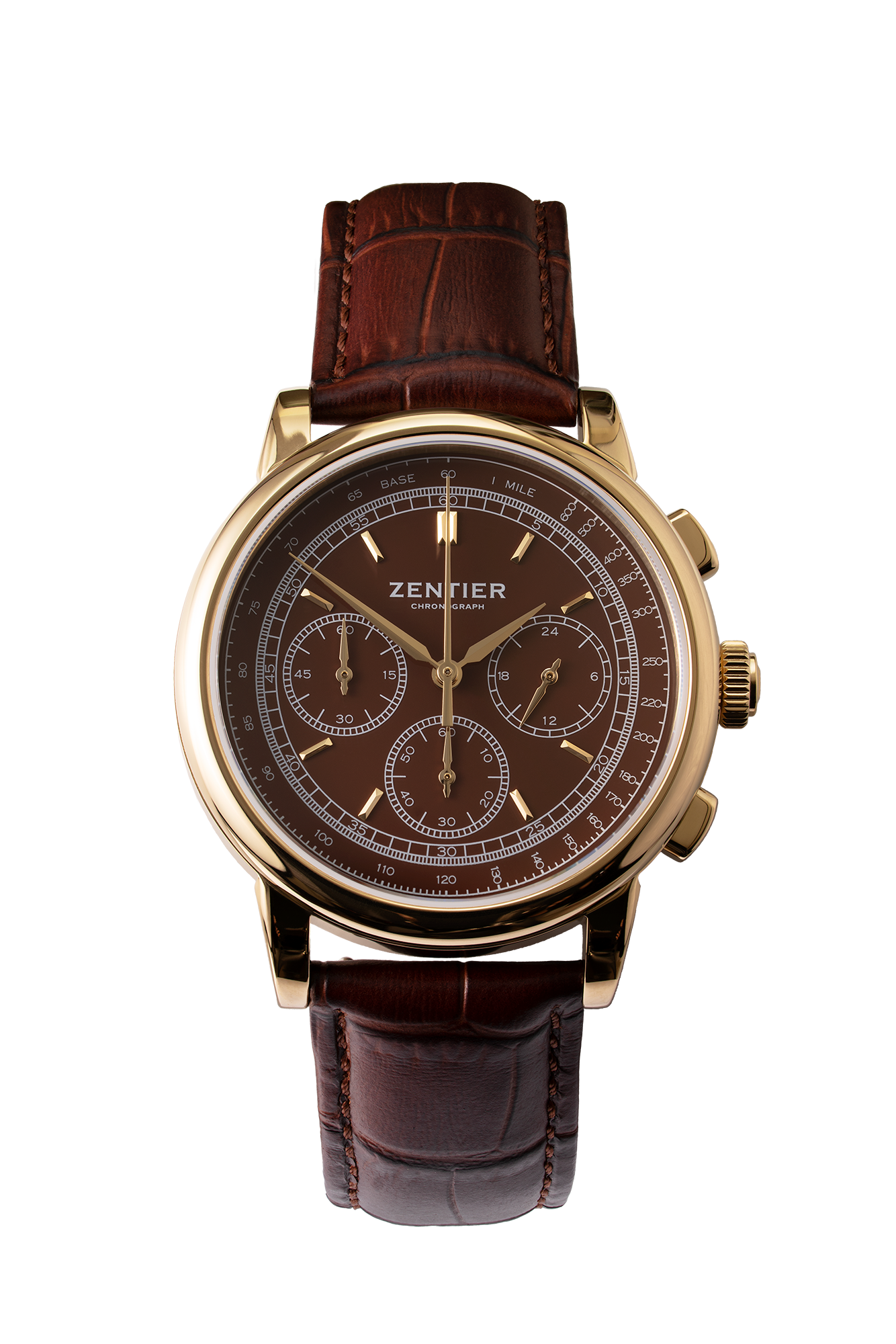 Zentier Chronograph - Chocolate