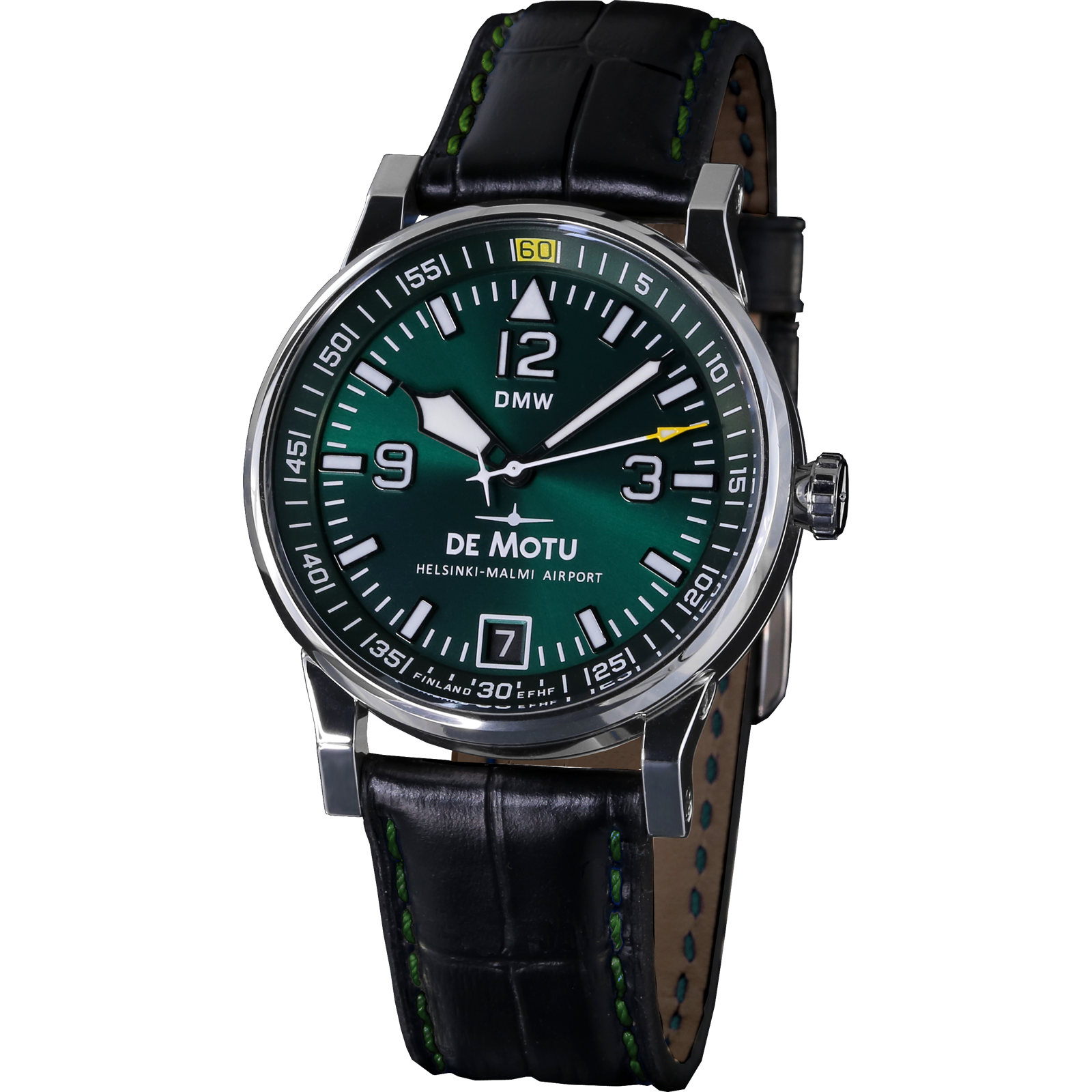 DMW Mk I Green Polished Steel
