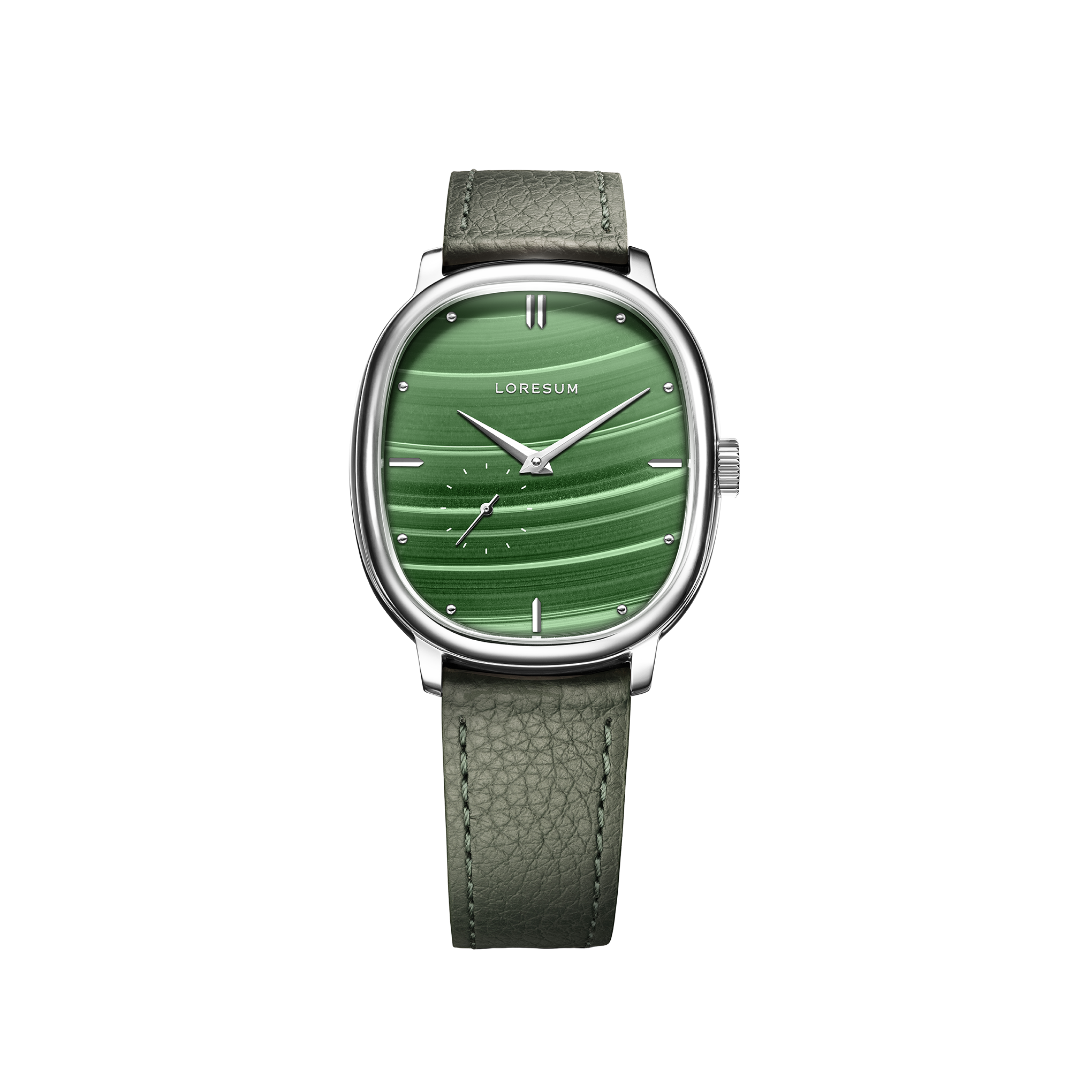 LS06 - Malachite - Stainless Steel