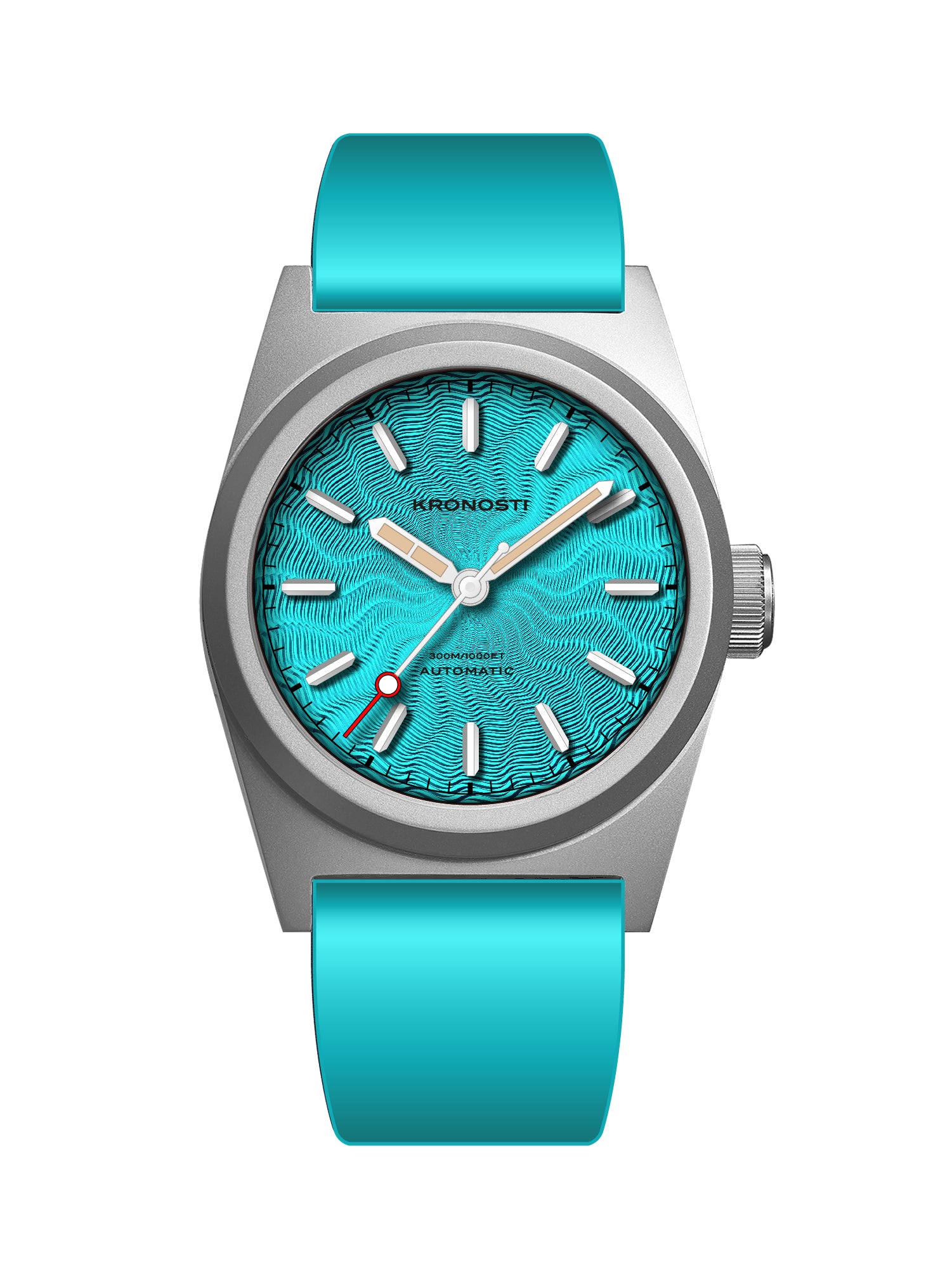 KRONOSTI Shark Shadow Diver – Guilloché Dial (No-Date)