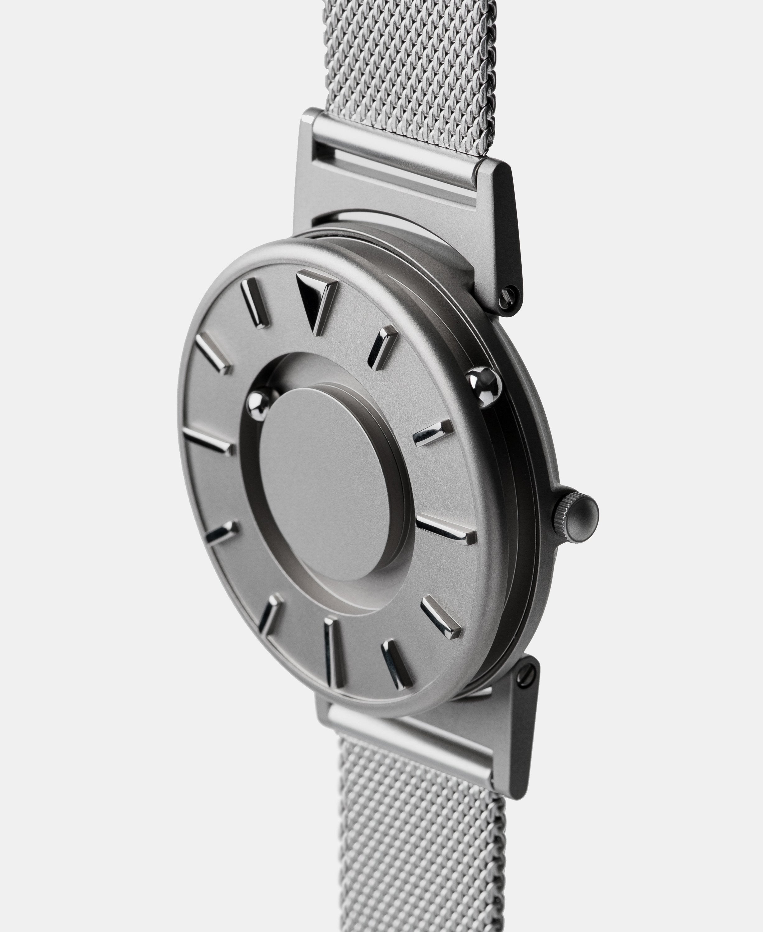 Bradley Mesh Silver 40mm