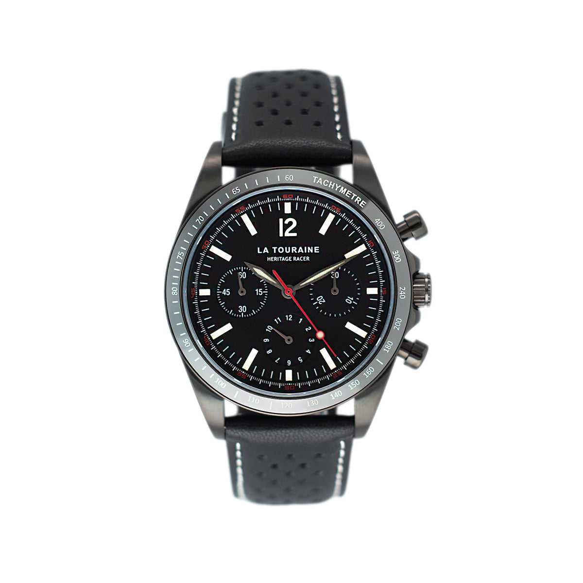 Heritage Racer Noir | Mechanical Tachymeter