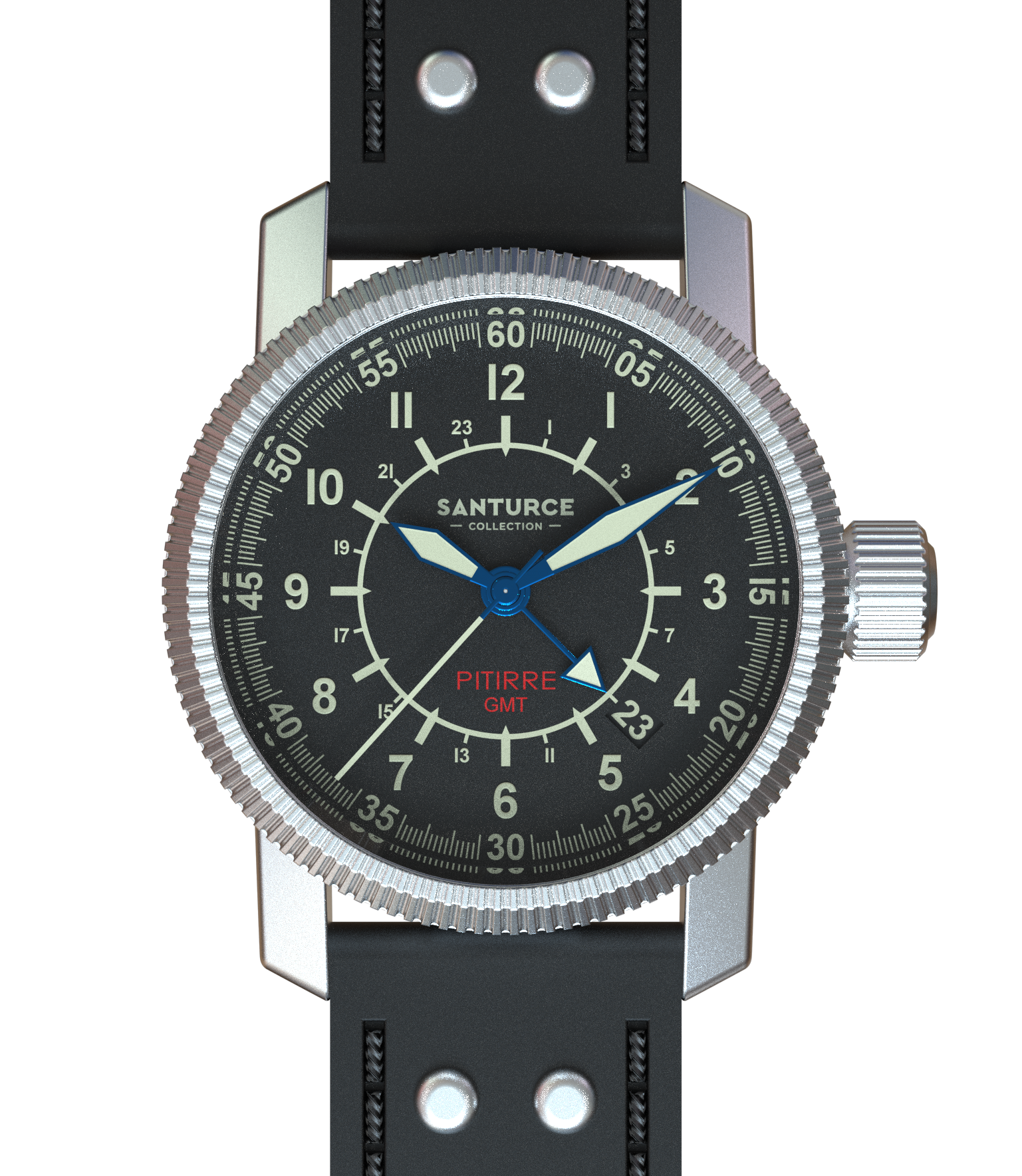 Pitirre™ True GMT — Swiss Automatic Pilot Watch