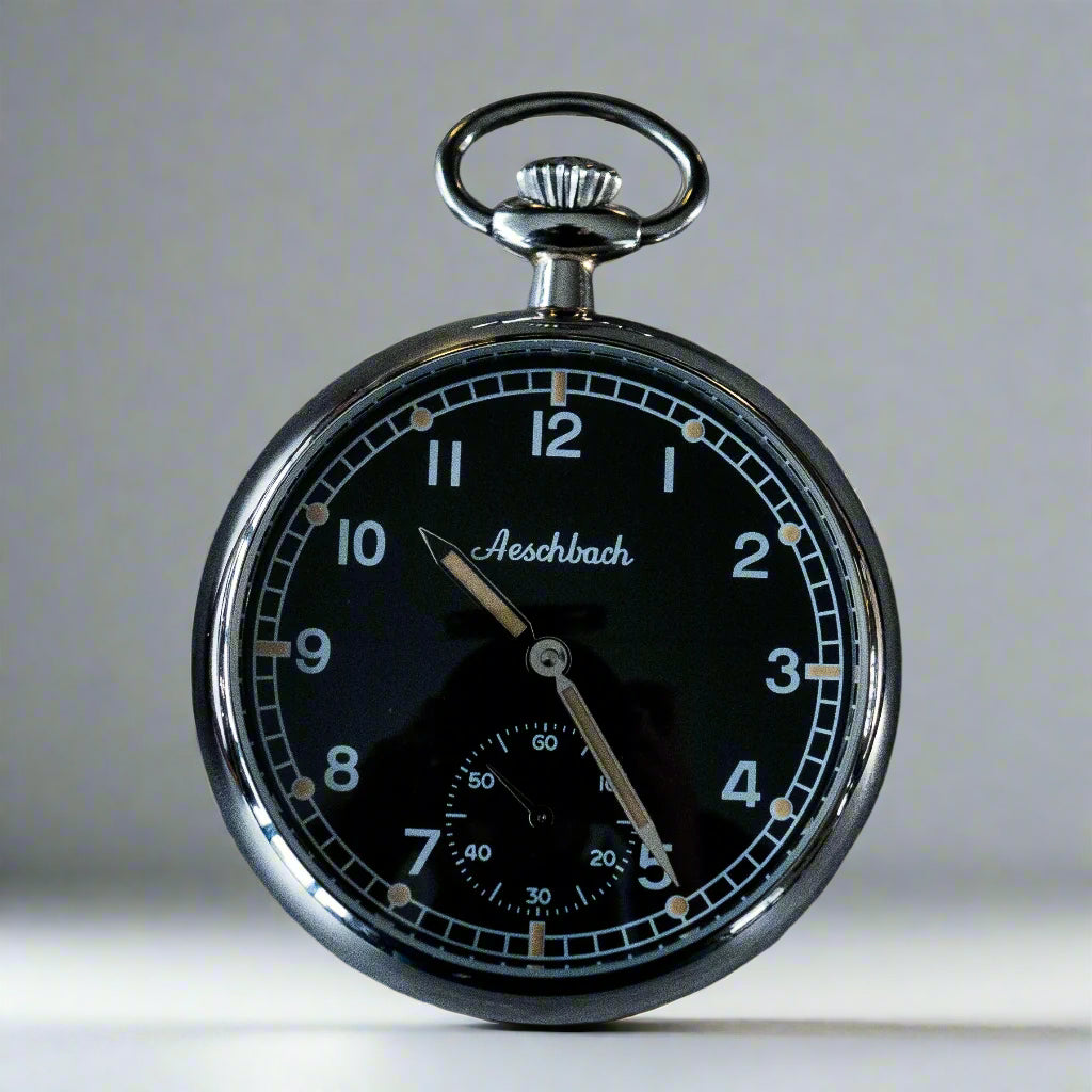 Aeschbach By Enoksen 1923 ◇ Hand Wound Pocket Watch - 48mm
