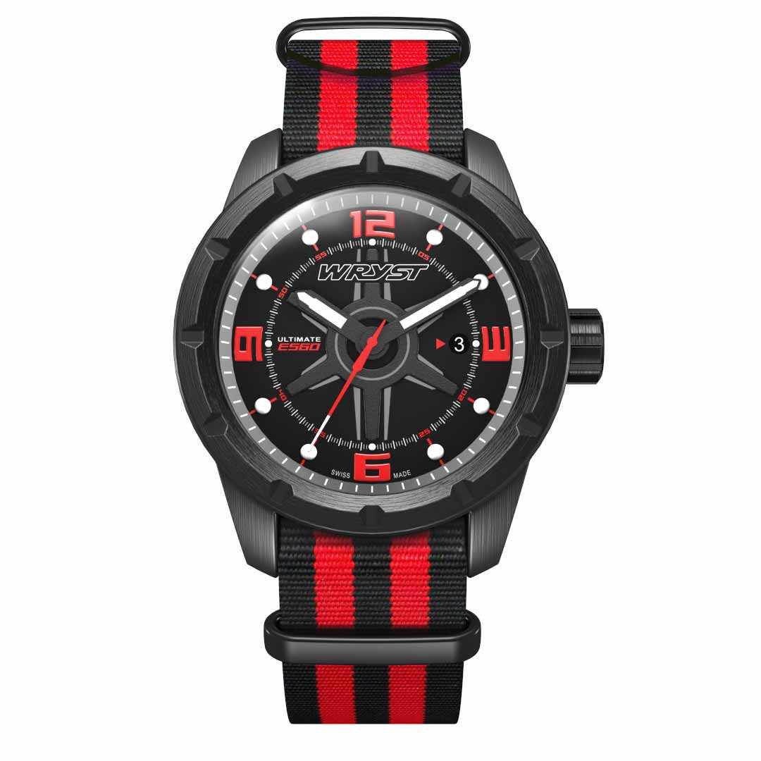 Ultimate ES60 Black & Red NATO