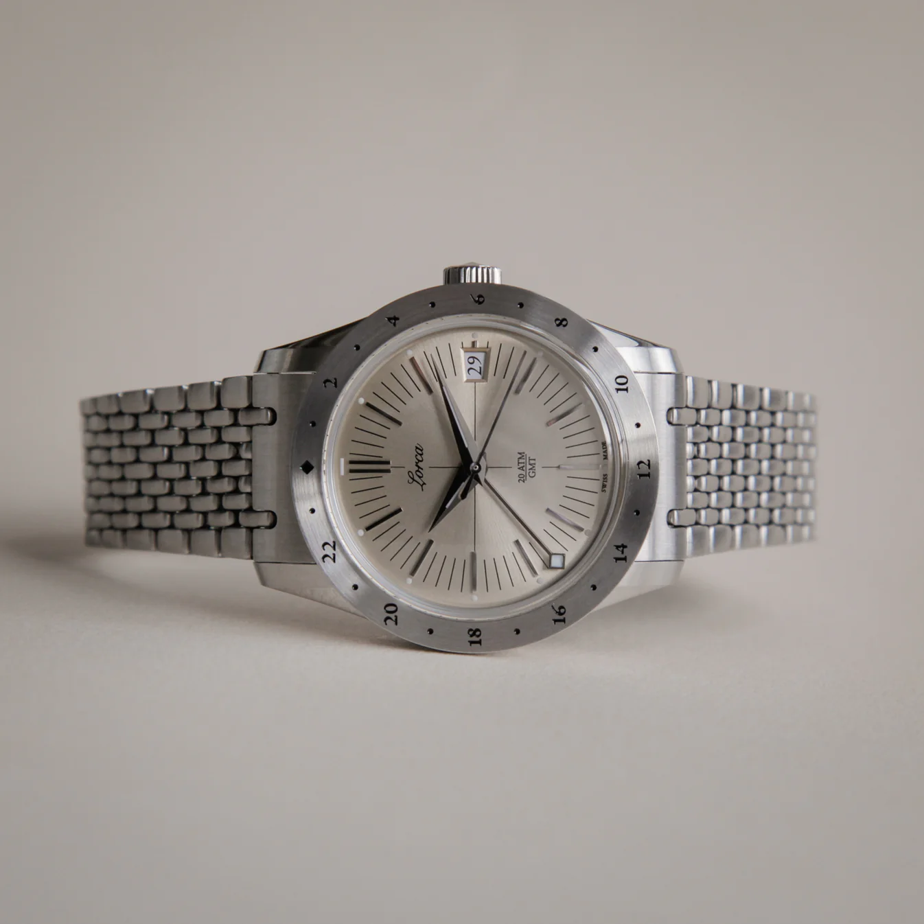 MODEL No.1 GMT Silver