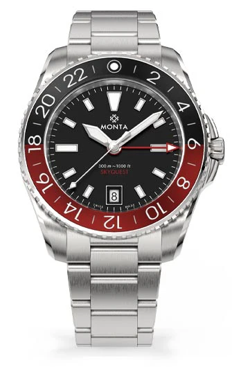 Monta Skyquest, Black Dial, Bi-Color Aluminum Bezel