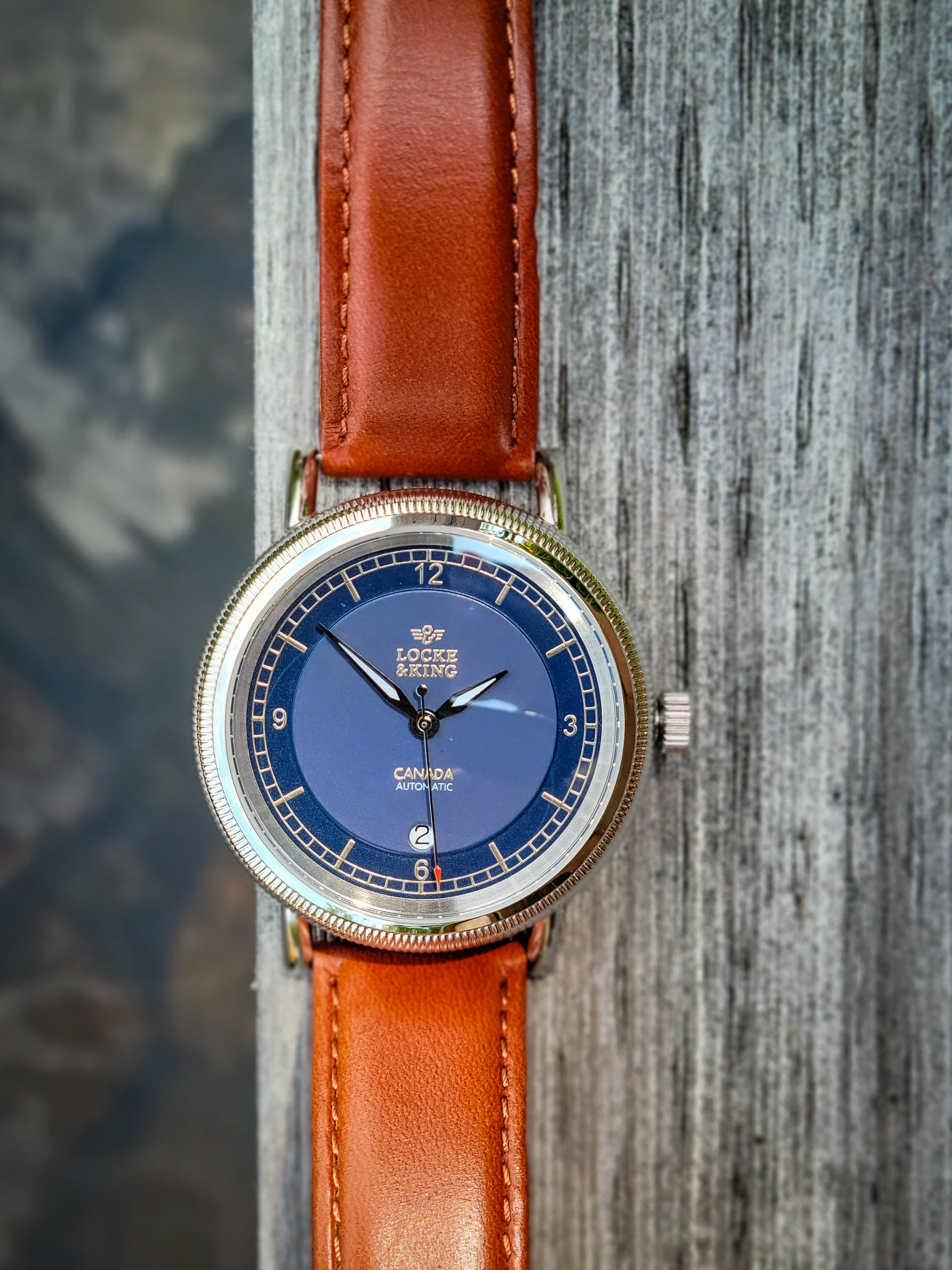 The James - Midnight Blue & Silver