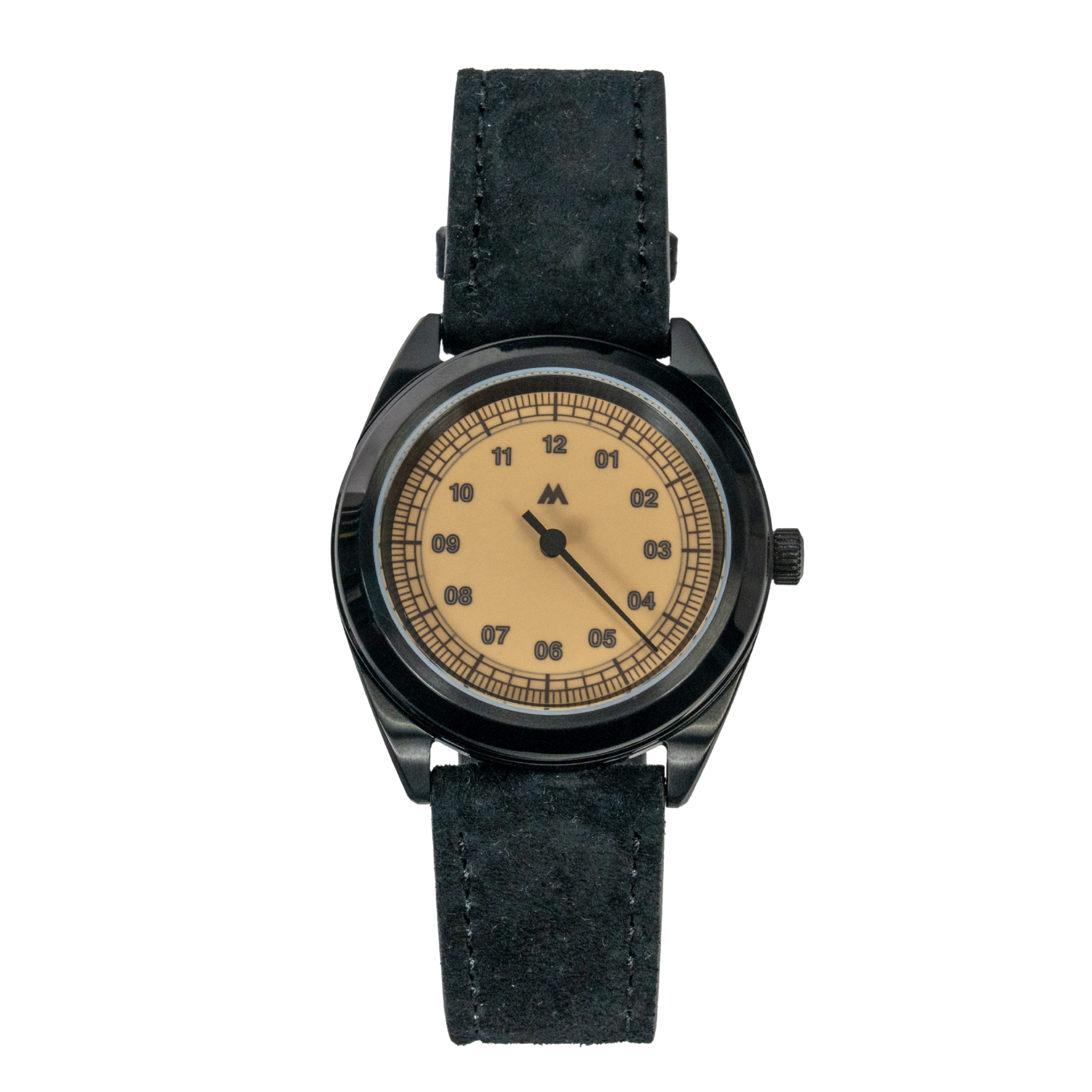 Quartz Watch - Mono Black Ultra Thin (38mm)
