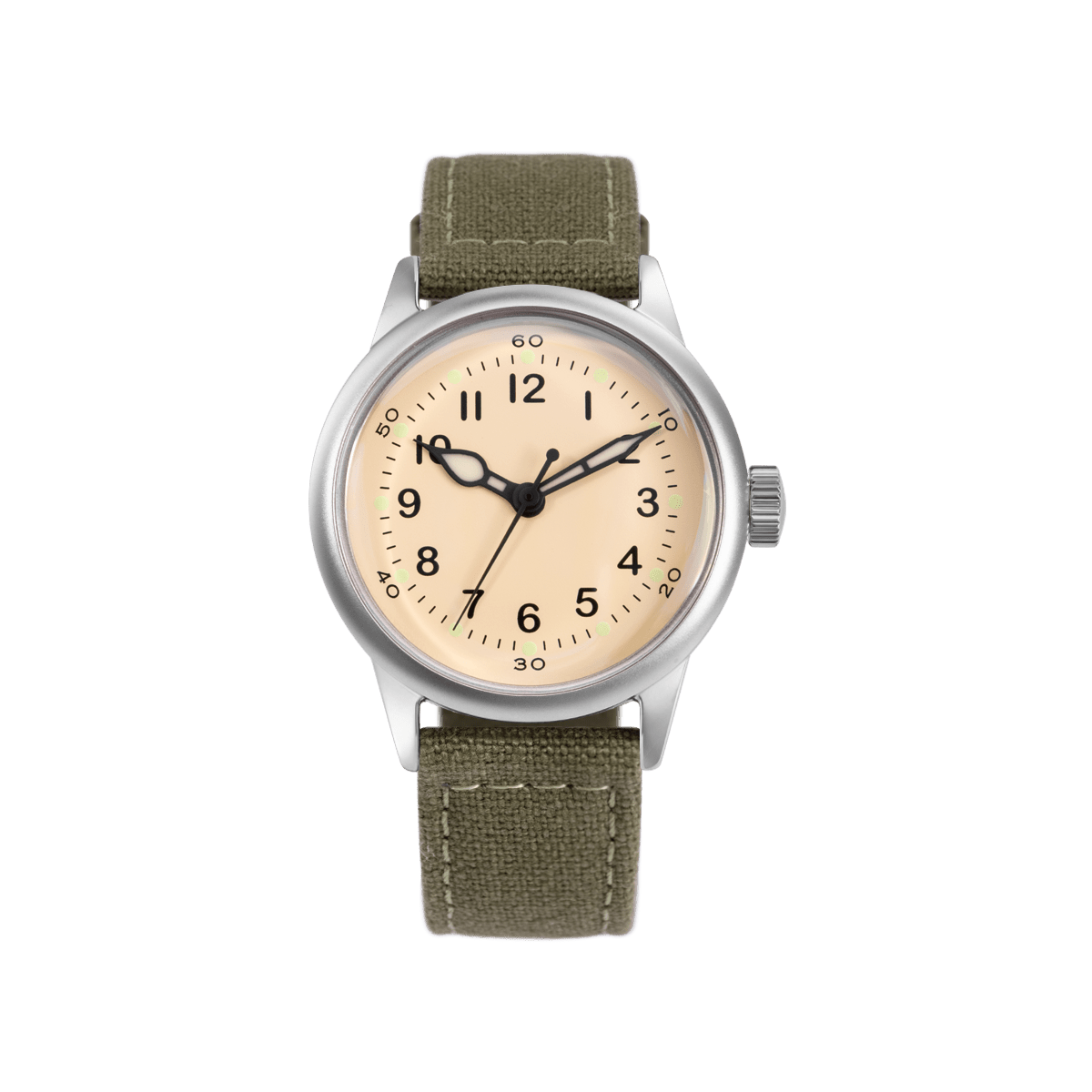 Service Watch - White Canvas