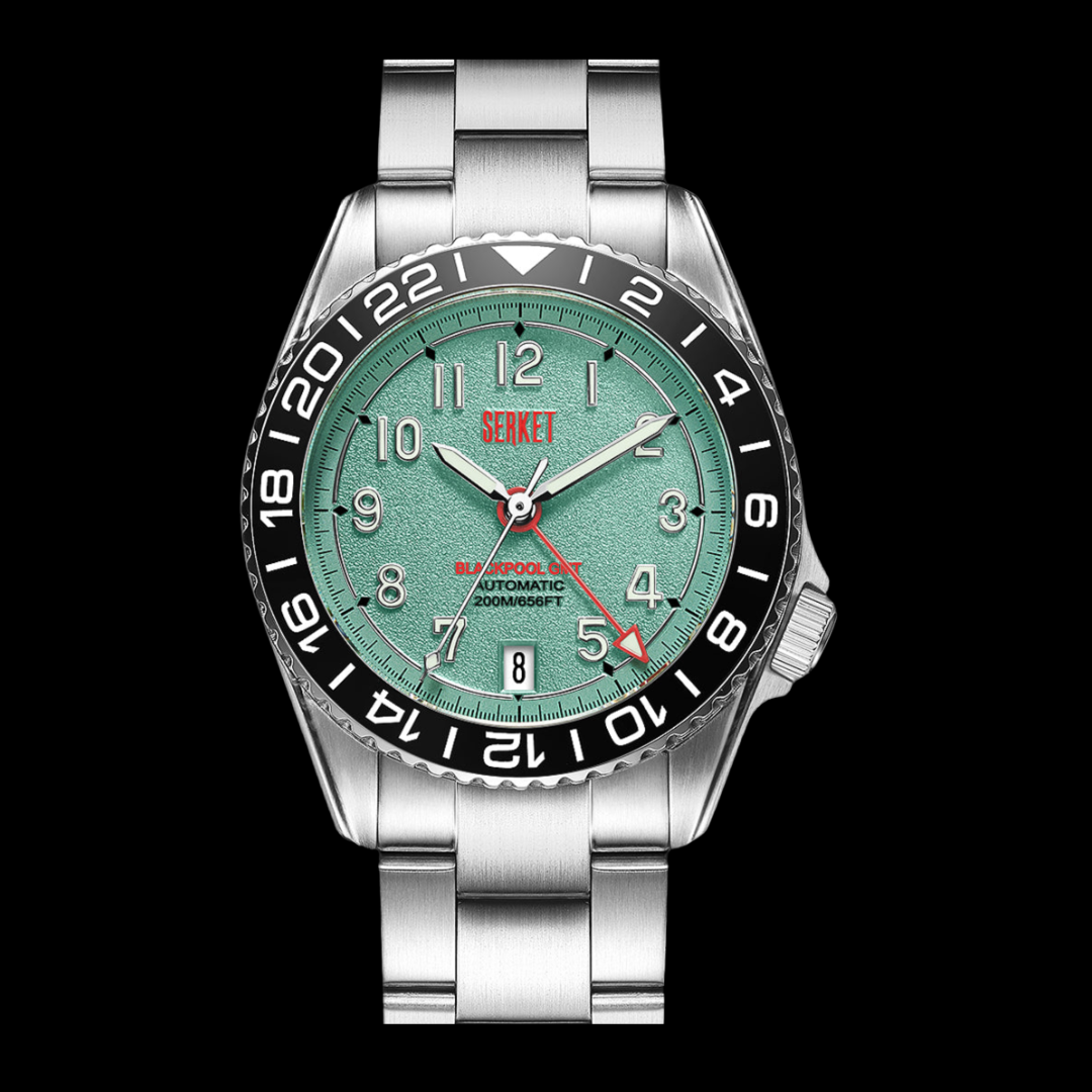 BLACKPOOL GMT AUTOMATIC Tiffany Blue 39MM