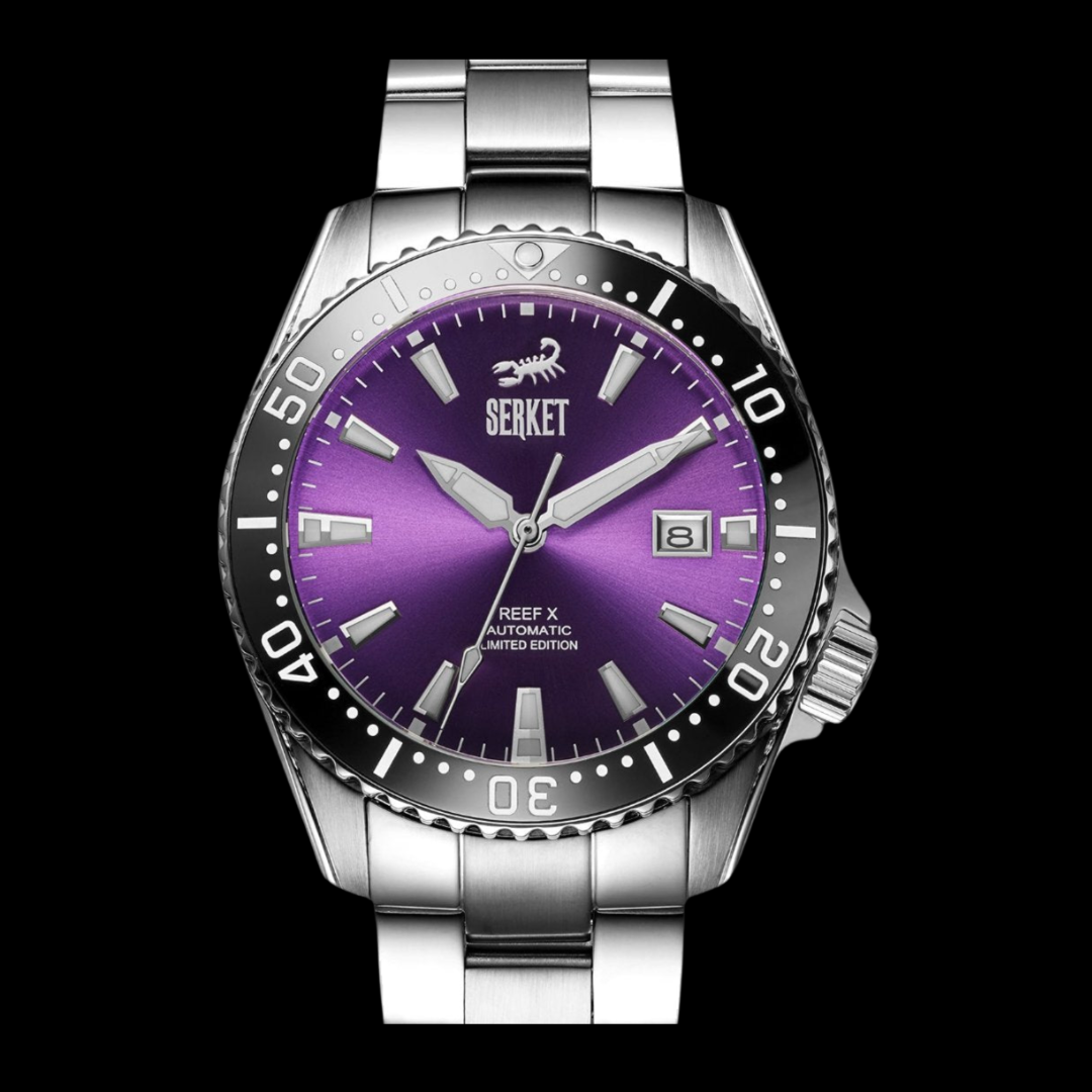 REEF X AUTOMATIC DIVER Violet Purple Limited Edition 42.5MM
