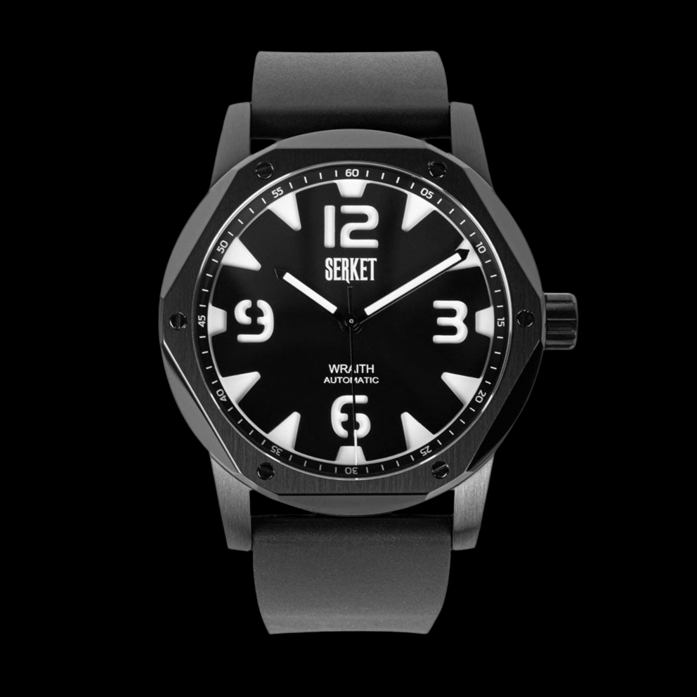 WRAITH AUTOMATIC BLACK PVD & White 46MM