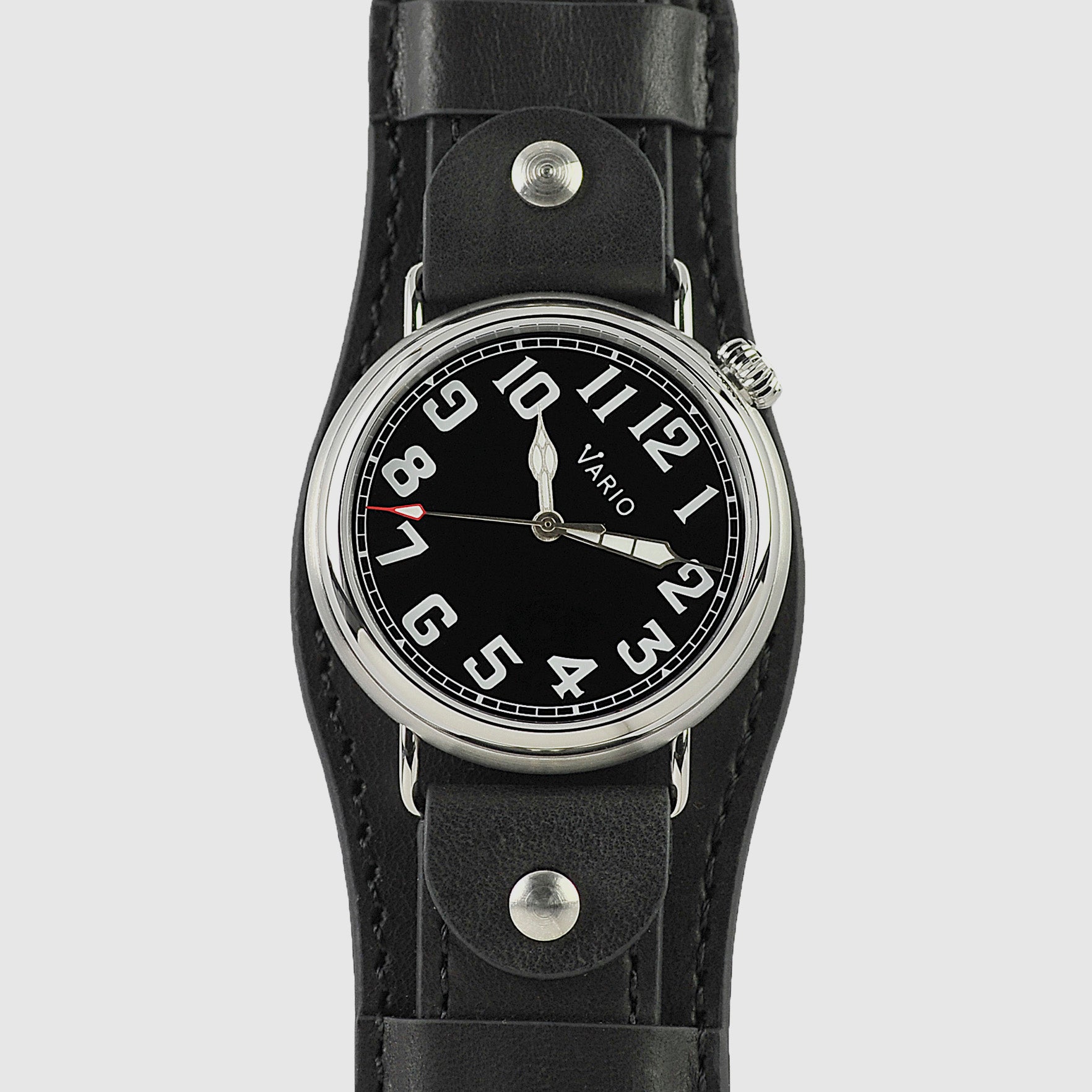 Vario 1918 Pilot Black Dial with White Lume Watch