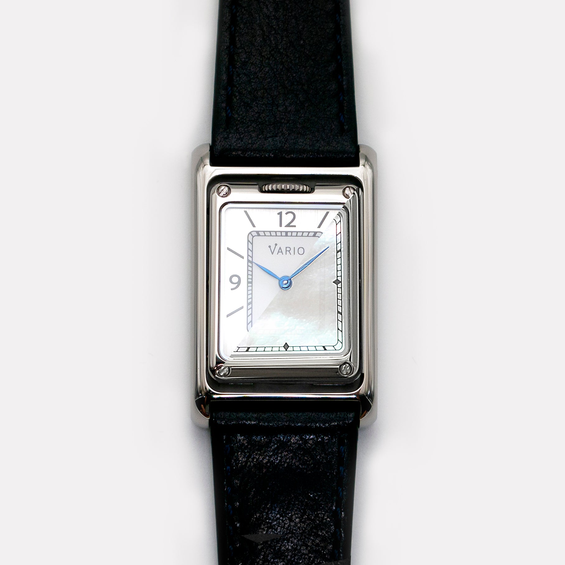 Vario VERSA Reversible Dual Time Silver-White MoP