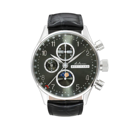 P100 Deluxe Chronograph Metal Green Grey