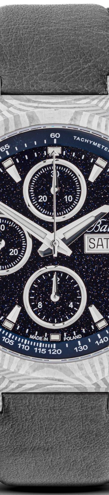 Balticus Star Dust Chrono Damast Valjoux 7750 Aventurine - BLT-BALSDDCHABA