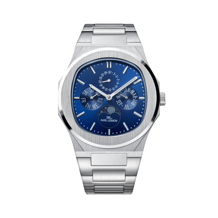 Triple Calendar Moonphase BLACK