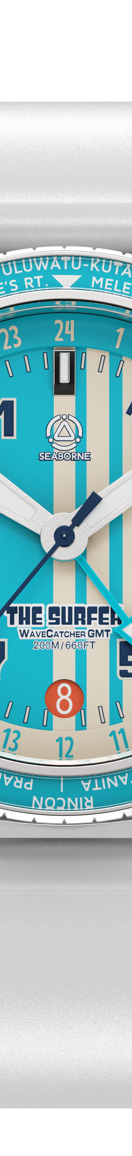The Surfer | Wavecatcher GMT Automatic | Blue Lagoon