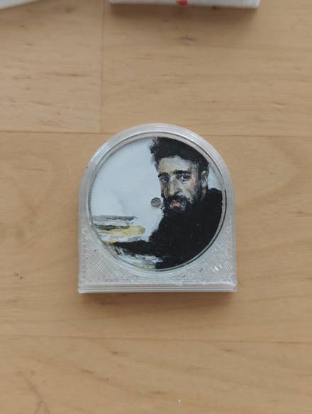Portrait of Vsevolod Garshin 28.5mm