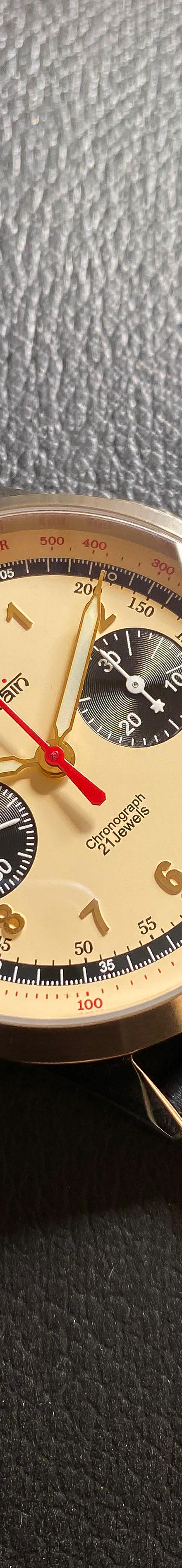 Sholavaram III Vintage Panda chronograph