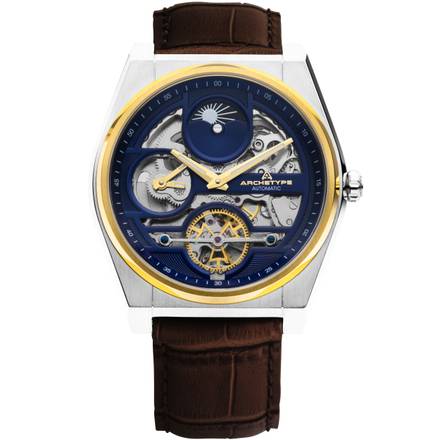 Rogue Automatic Silver Brown Navy