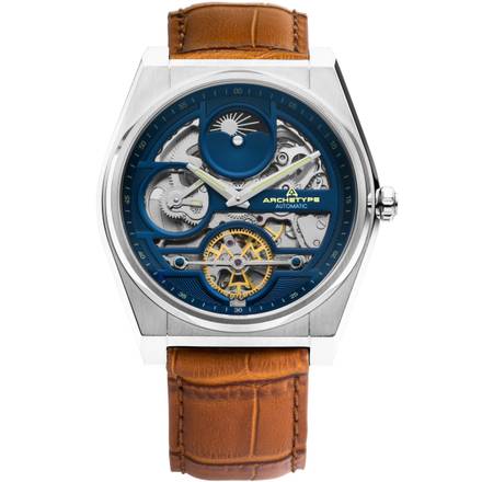 Rogue Automatic Silver Tan Navy