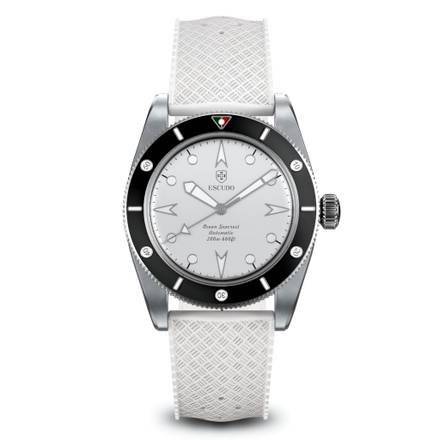 Black Ice - White FKM Rubber - 39mm