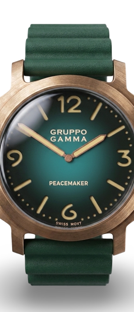 PEACEMAKER Bronze - Base, Green Fumé Dial, Swiss Movt