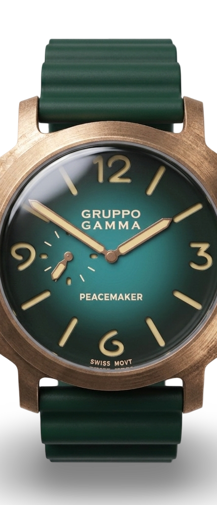PEACEMAKER Bronze - Green Fumé Dial, Swiss Manual Movt