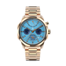 SOVRYGN Calendar Rose - Aqua Blue Watch