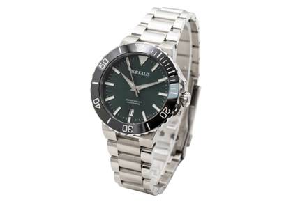 Borealis Caloura 300m Dark Sunray Green Dial Date