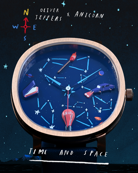OLIVER JEFFERS x ANICORN – TIME AND SPACE Watch