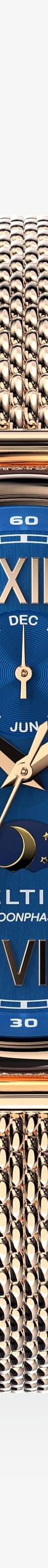 Crescent - Royal Blue Gold Steel
