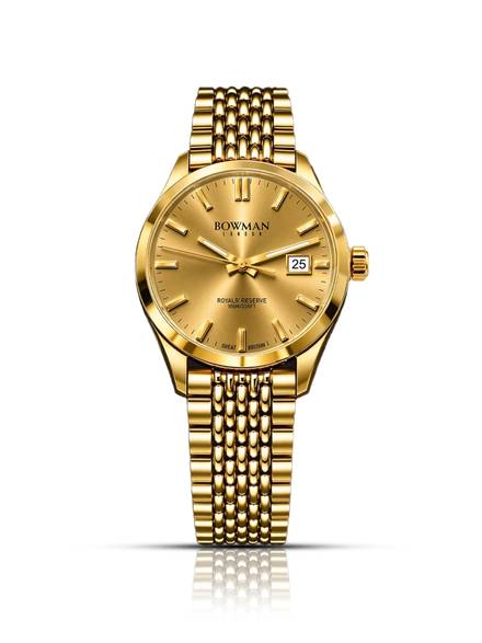 Royal’s Reserve Automatic 40mm 18K Gold Infusion Gold Dial