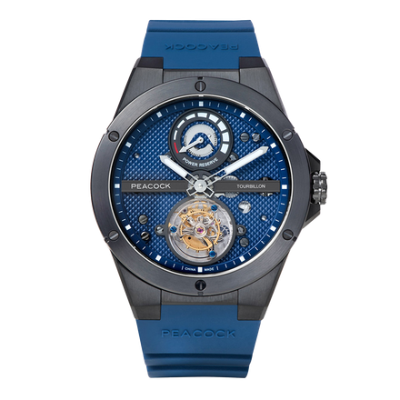 Peacock Climber Center Axis Tourbillon Watch