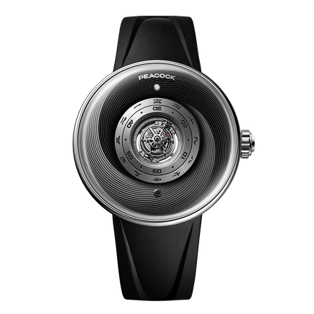 Peacock Tai Chi Curved Guilloché Triple-Axis Tourbillon Watch [Limited]
