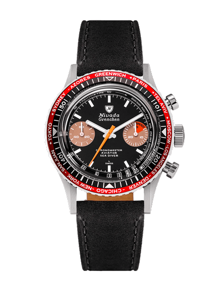 WHITE ORANGE BOY INTER.BEZEL 38mm - MANUAL