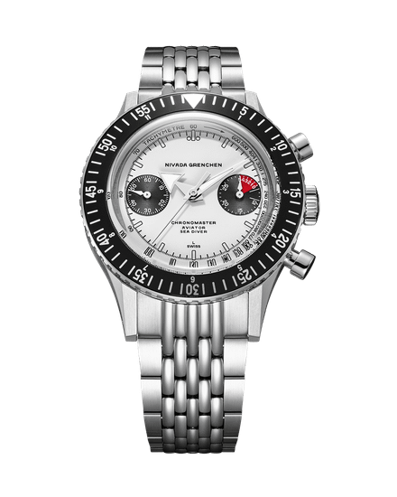 WHITE PANDA INTER.BEZEL 38mm - MANUAL