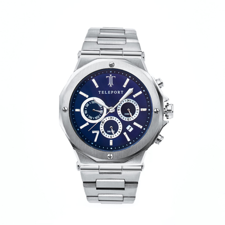 Metal - Men's Silver & Blue